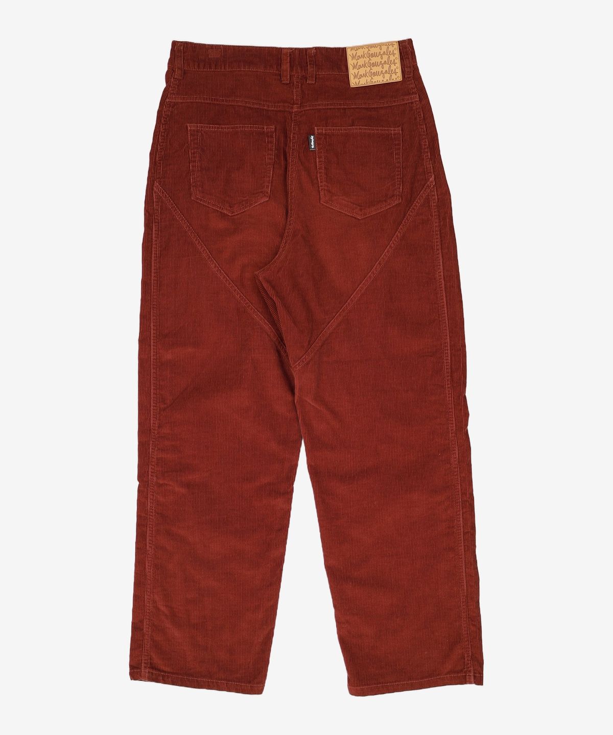 마크곤잘레스(MARK GONZALES) WOMENS CORDUROY NEW CURVED PANT - BURGUNDY M
