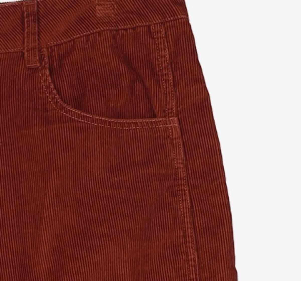 마크곤잘레스(MARK GONZALES) WOMENS CORDUROY NEW CURVED PANT - BURGUNDY M