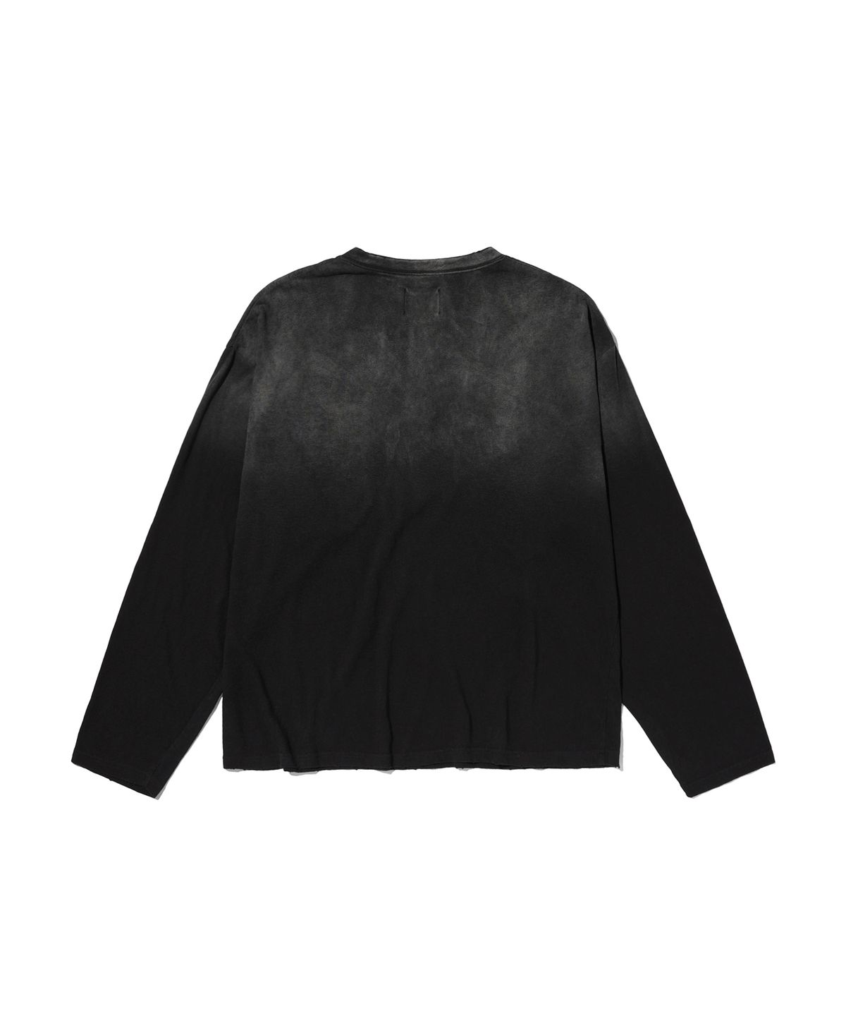 스웨이드(SUADE) WASHED SLUB LONG SLEEVE [WASHING BLACK]