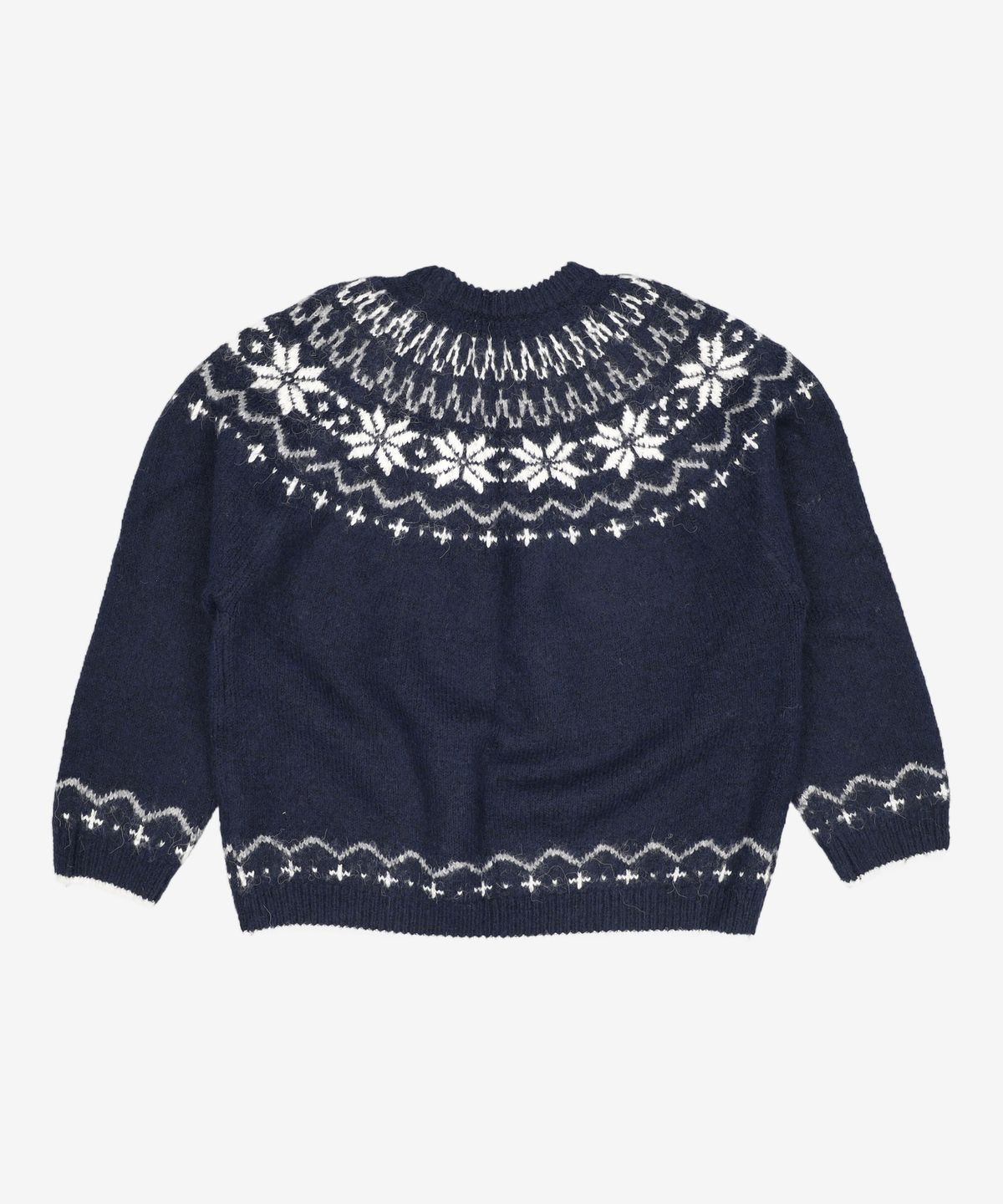 제너럴 아이디어(GENERAL IDEA) UNISEX 울 스노우 노르딕 풀오버 [NAVY] / SBD4U05022 XL