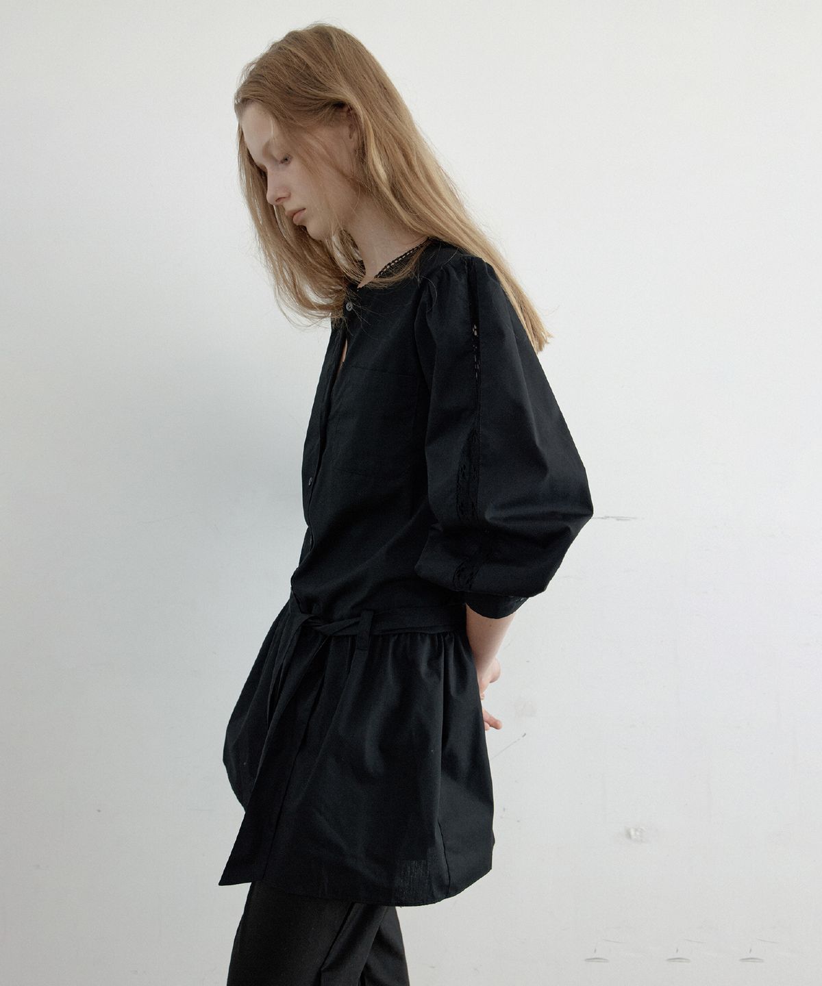 토아베(TOAVE) Savanna Two-Way Mini Dress (Black)