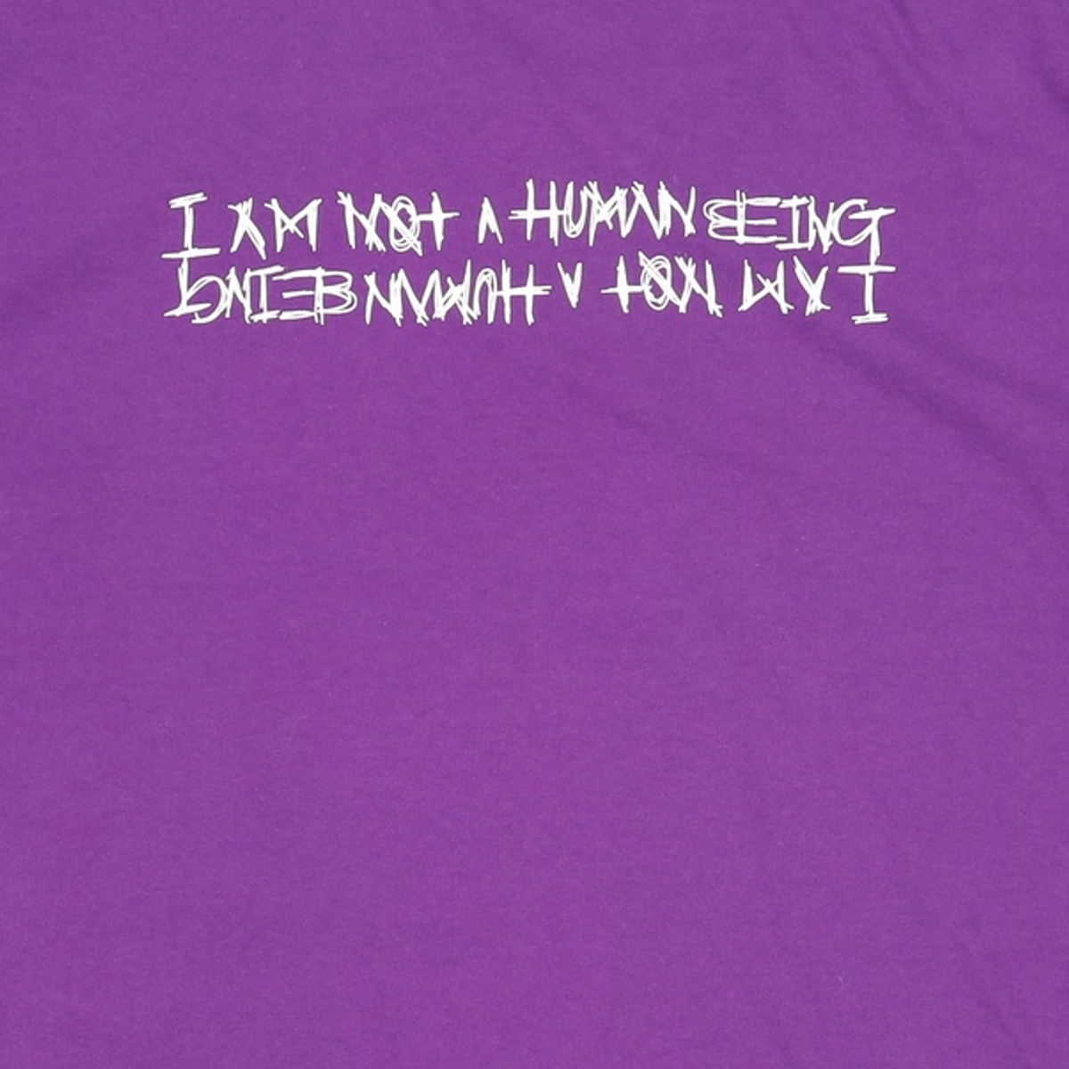 아임낫어휴먼비잉(I AM NOT A HUMAN BEING) 반소매 티셔츠 XL