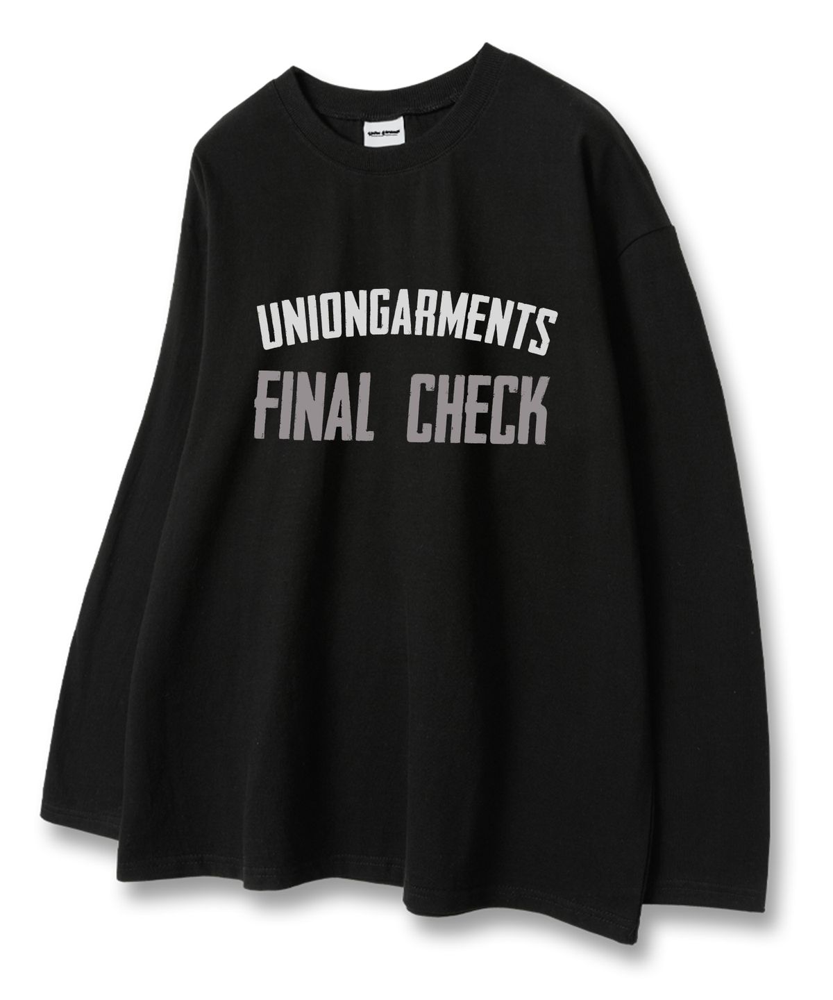 유니온가먼츠(UNION GARMENTS) 파이널체크 루즈핏 긴팔 티셔츠 3COLOR [베이직or시보리]