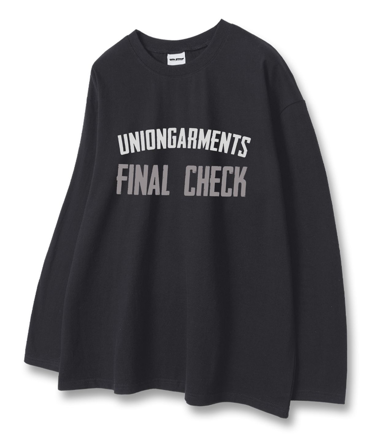 유니온가먼츠(UNION GARMENTS) 파이널체크 루즈핏 긴팔 티셔츠 3COLOR [베이직or시보리]