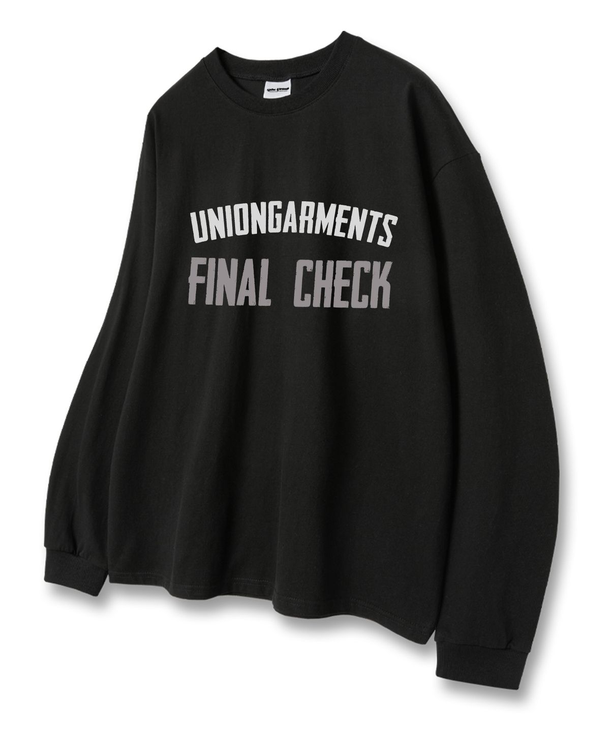 유니온가먼츠(UNION GARMENTS) 파이널체크 루즈핏 긴팔 티셔츠 3COLOR [베이직or시보리]