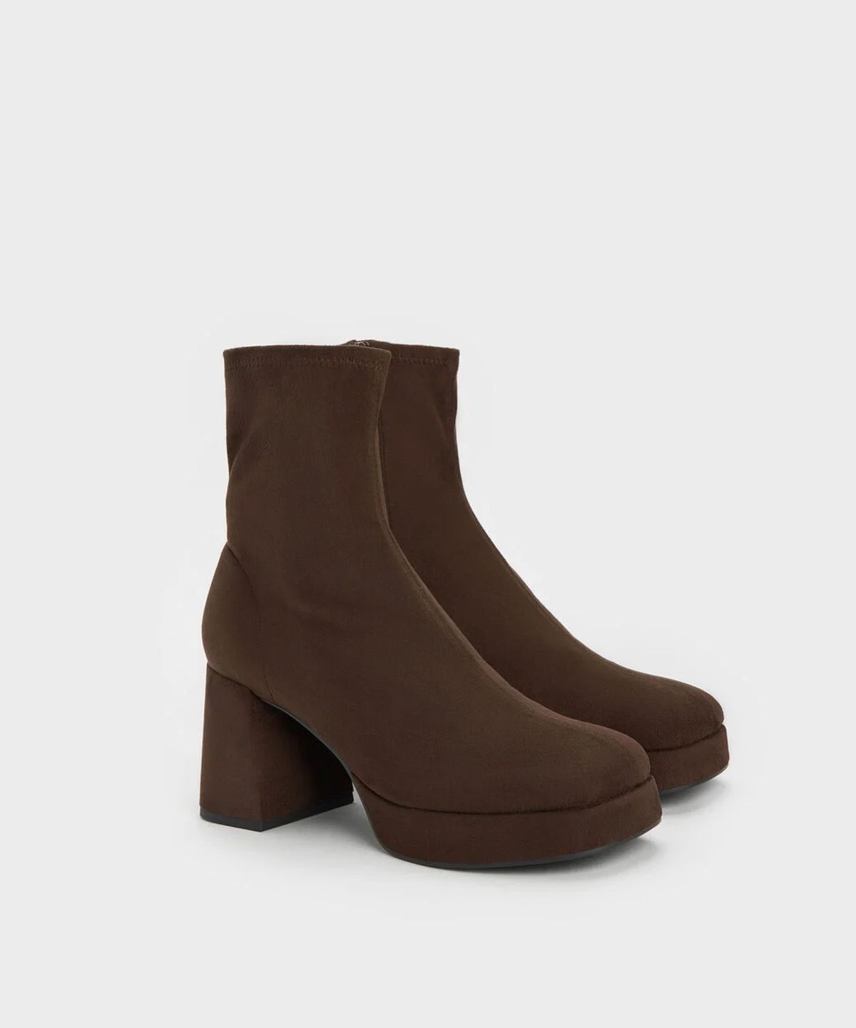 찰스앤키스(CHARLES & KEITH) 플랫폼 앵클 부츠 2colors CK1-90280085