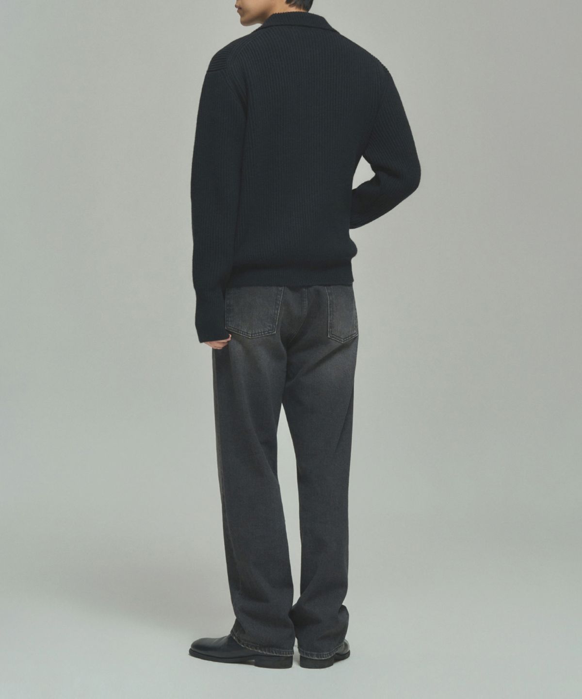 레어토라(RARETORA) ROY FULL ZIP KNIT PARKA V2  - BLACK