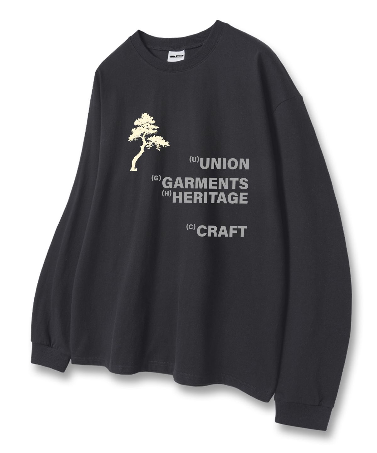 유니온가먼츠(UNION GARMENTS) 유니온크래프트  루즈핏 긴팔 티셔츠 3COLOR [베이직or시보리]