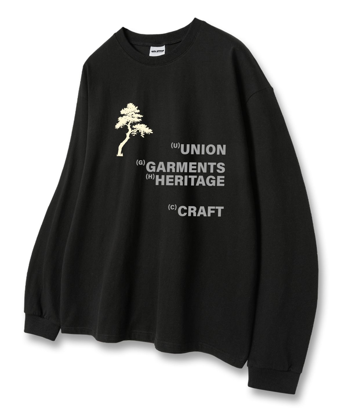 유니온가먼츠(UNION GARMENTS) 유니온크래프트  루즈핏 긴팔 티셔츠 3COLOR [베이직or시보리]