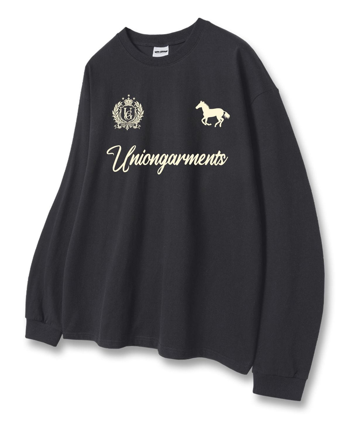 유니온가먼츠(UNION GARMENTS) 가먼츠라운  루즈핏 긴팔 티셔츠 3COLOR [베이직or시보리]