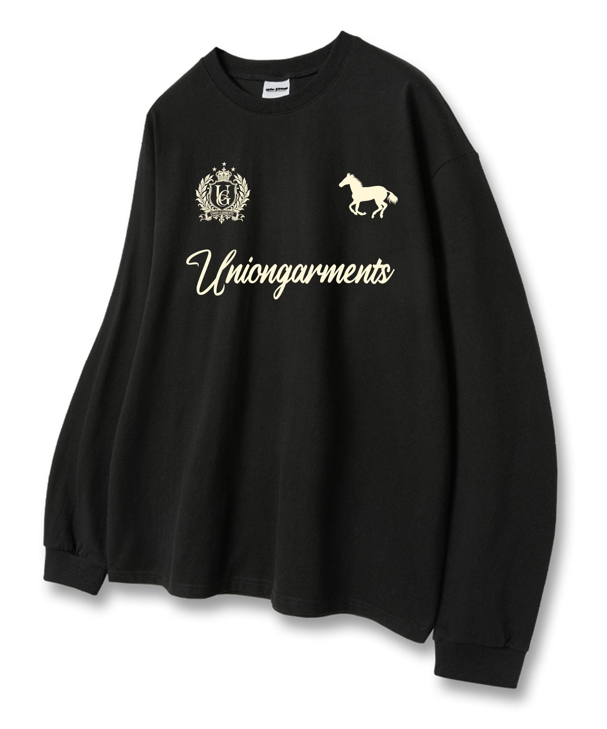 유니온가먼츠(UNION GARMENTS) 가먼츠라운  루즈핏 긴팔 티셔츠 3COLOR [베이직or시보리]