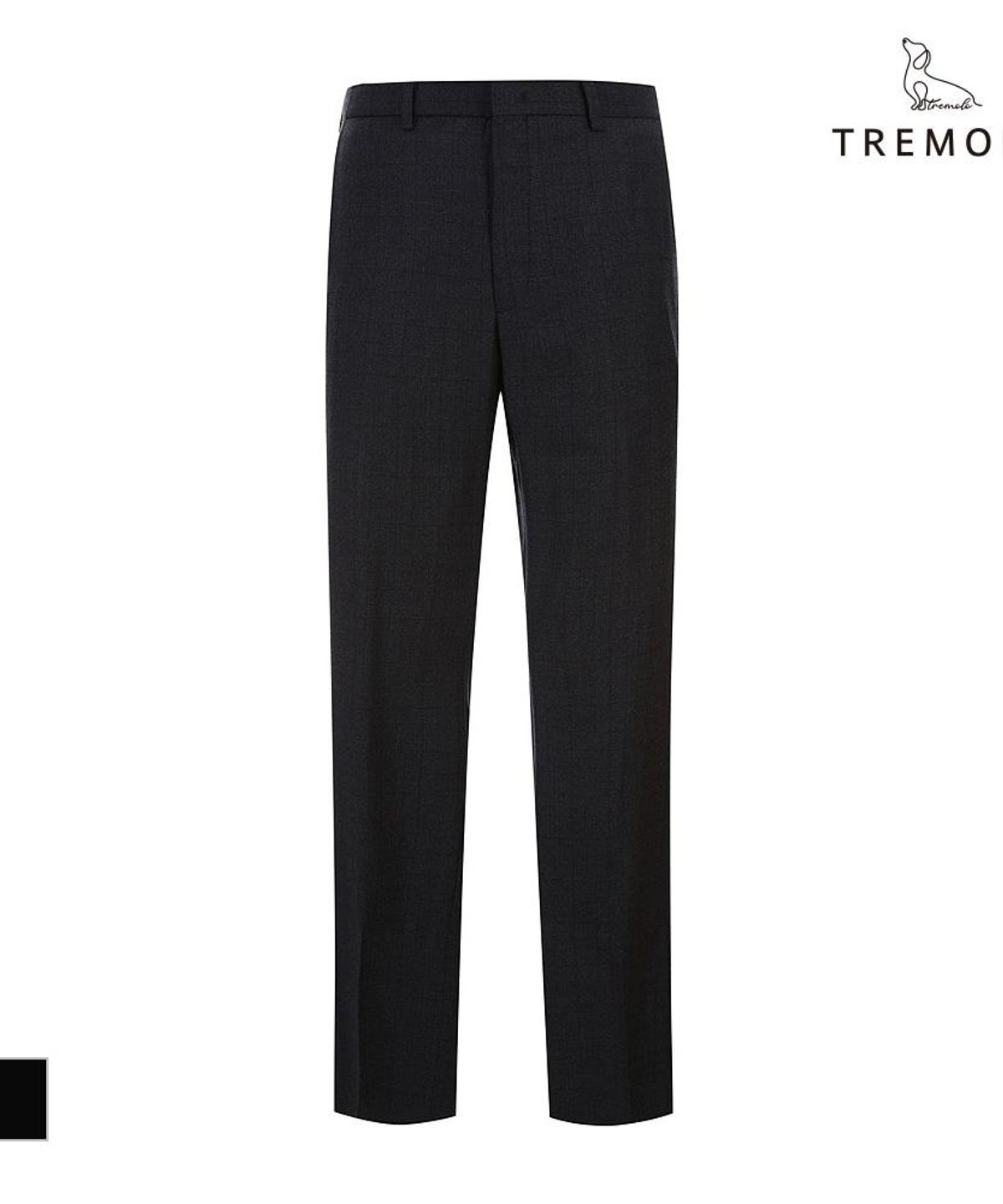 트레몰로(TREMOLO) 히든 체크 네이비 팬츠_TGBGBYF8421