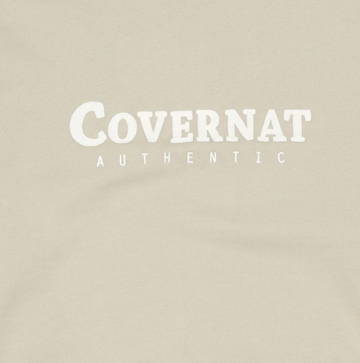 커버낫(COVERNAT) 어센틱 로고 맨투맨 Light Khaki M