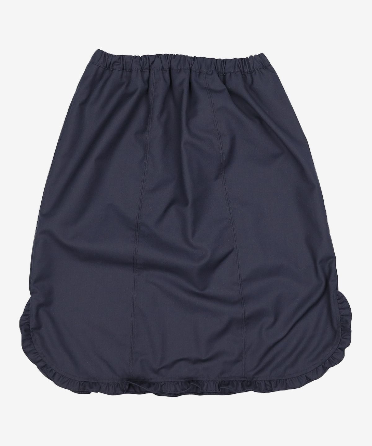 포에브(POEV) Solid Frill Skirt - Dark Navy FREE