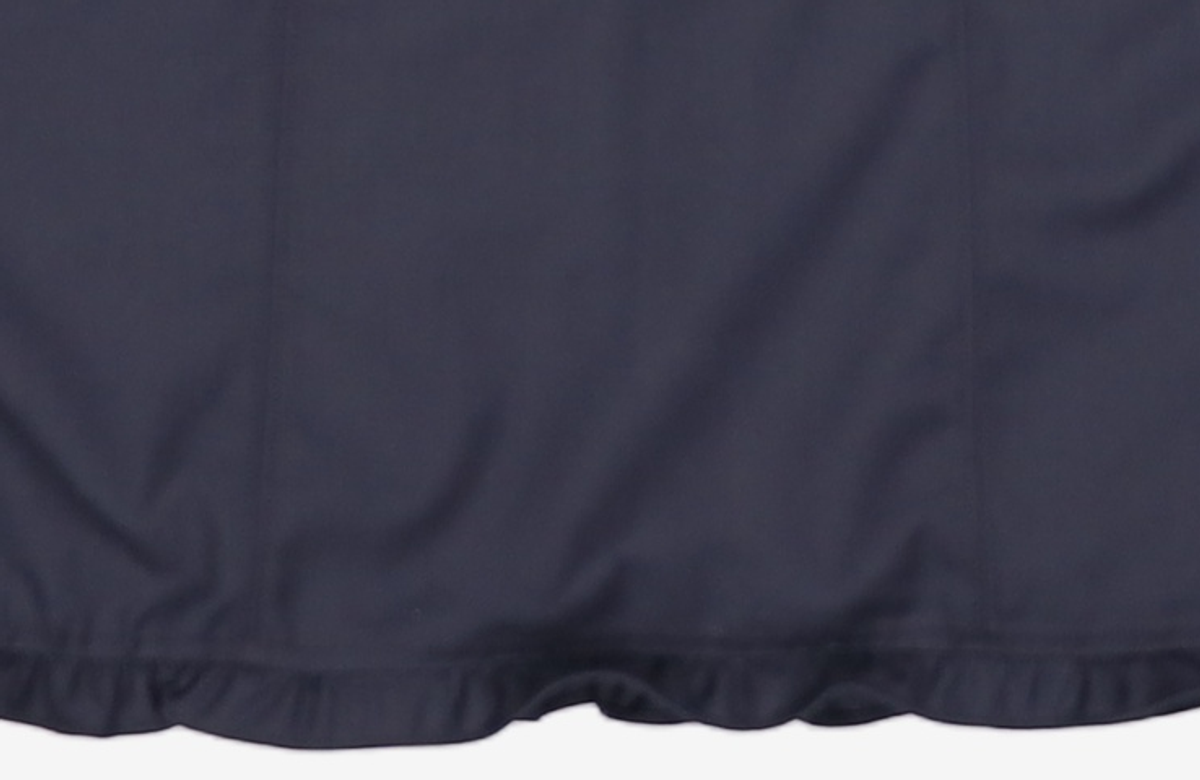 포에브(POEV) Solid Frill Skirt - Dark Navy FREE