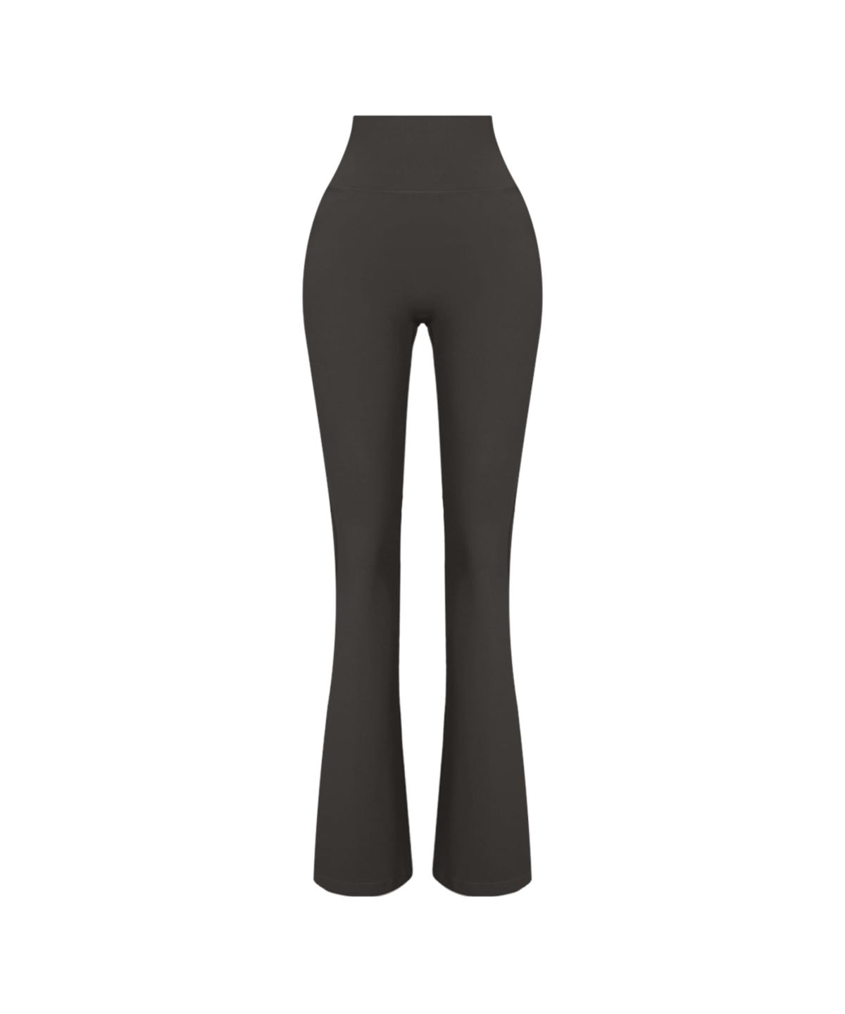 워너비즈핏(WANNABEZFIT) 보정핏 DEMI 부츠컷 레깅스 롱기장 +4cm 번트차콜