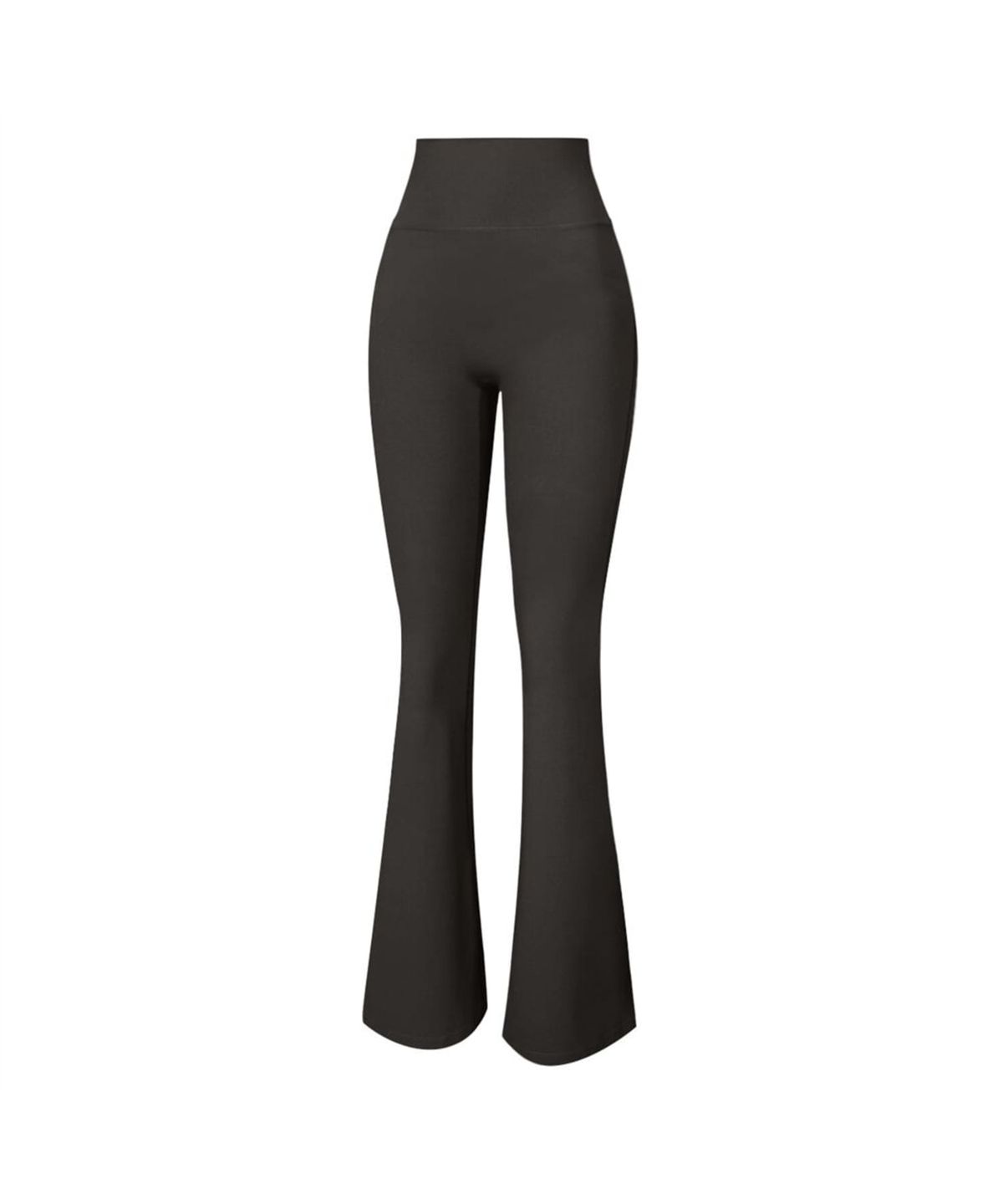 워너비즈핏(WANNABEZFIT) 보정핏 DEMI 부츠컷 레깅스 롱기장 +4cm 번트차콜