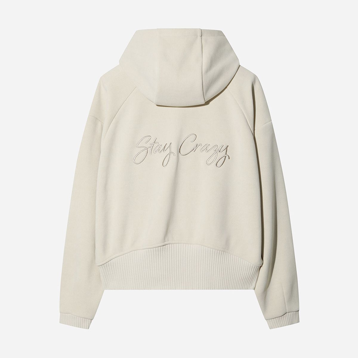 디오디(DOD) 여성) 스테이웜 후드 집업 자켓(IVORY)
