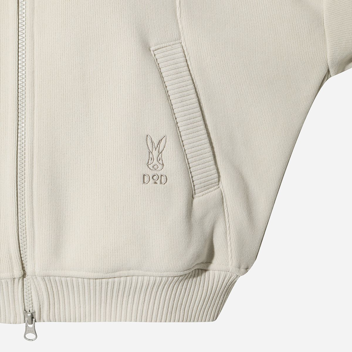 디오디(DOD) 여성) 스테이웜 후드 집업 자켓(IVORY)