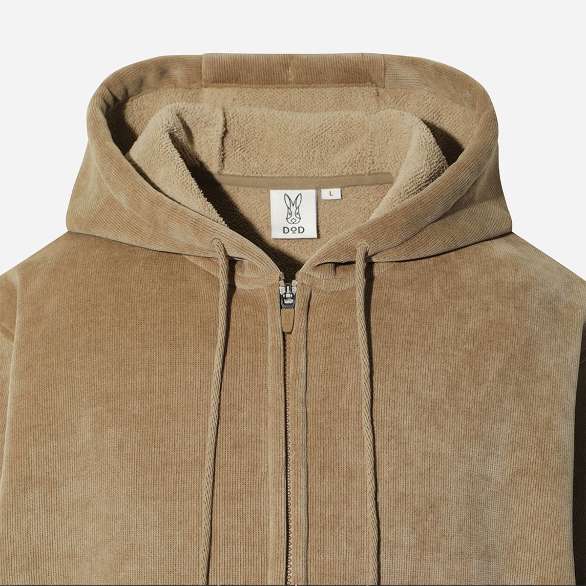 디오디(DOD) 스테이웜 후드 집업 자켓(BEIGE)