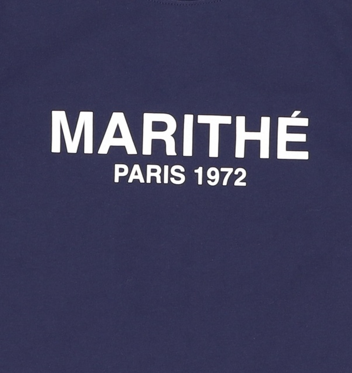 마리떼 프랑소와 저버(MARITHÉ + FRANҪOIS GIRBAUD) W REGULAR LOGO TEE navy S