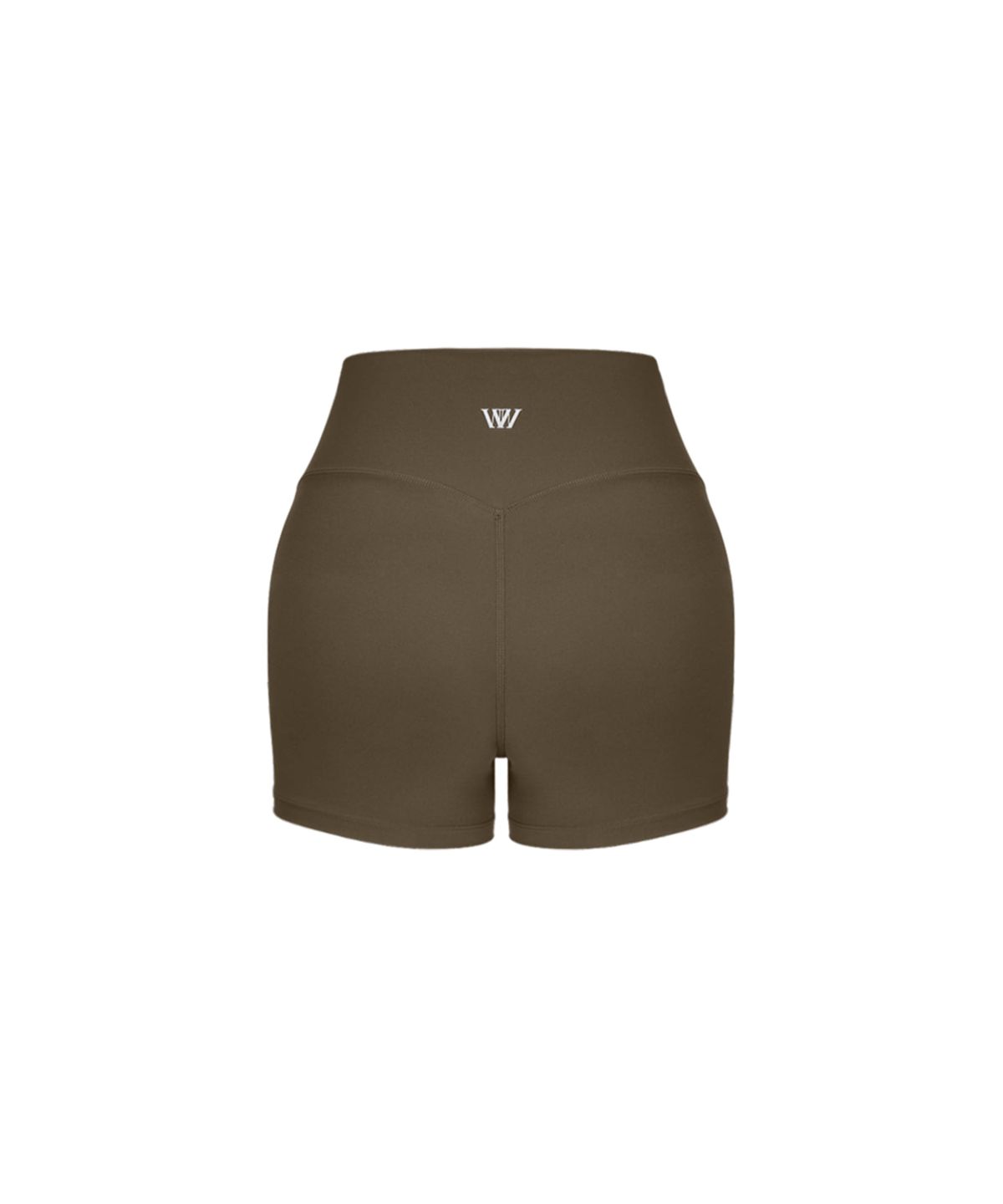 워너비즈핏(WANNABEZFIT) DEMI 3D라벨 2.5부 레깅스 골드카키