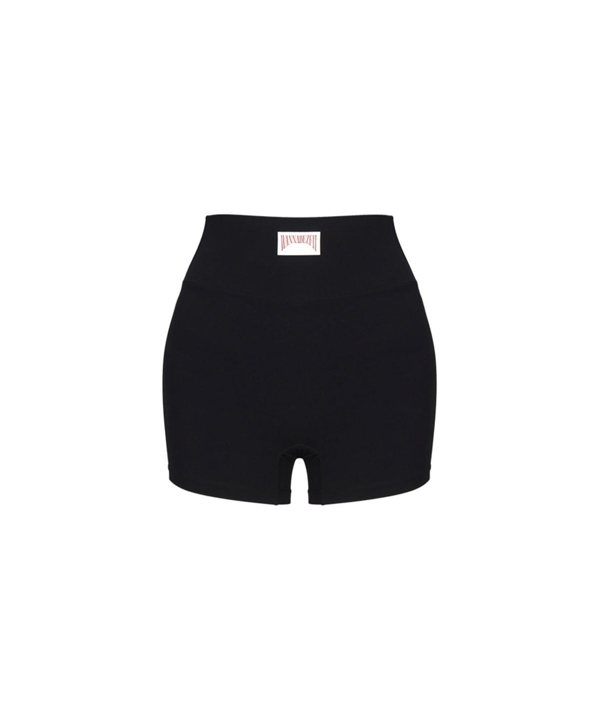 워너비즈핏(WANNABEZFIT) DEMI 3D라벨 2.5부 레깅스 블랙