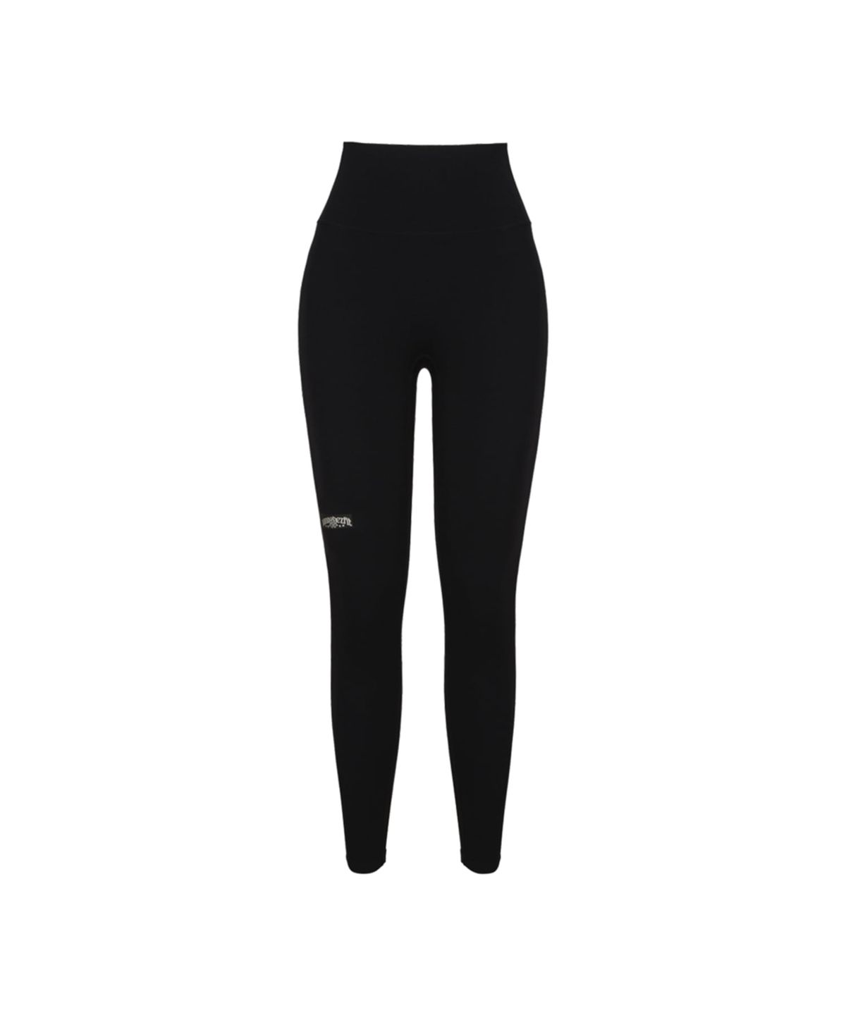 워너비즈핏(WANNABEZFIT) DEMI 파워라벨 10부 레깅스 블랙