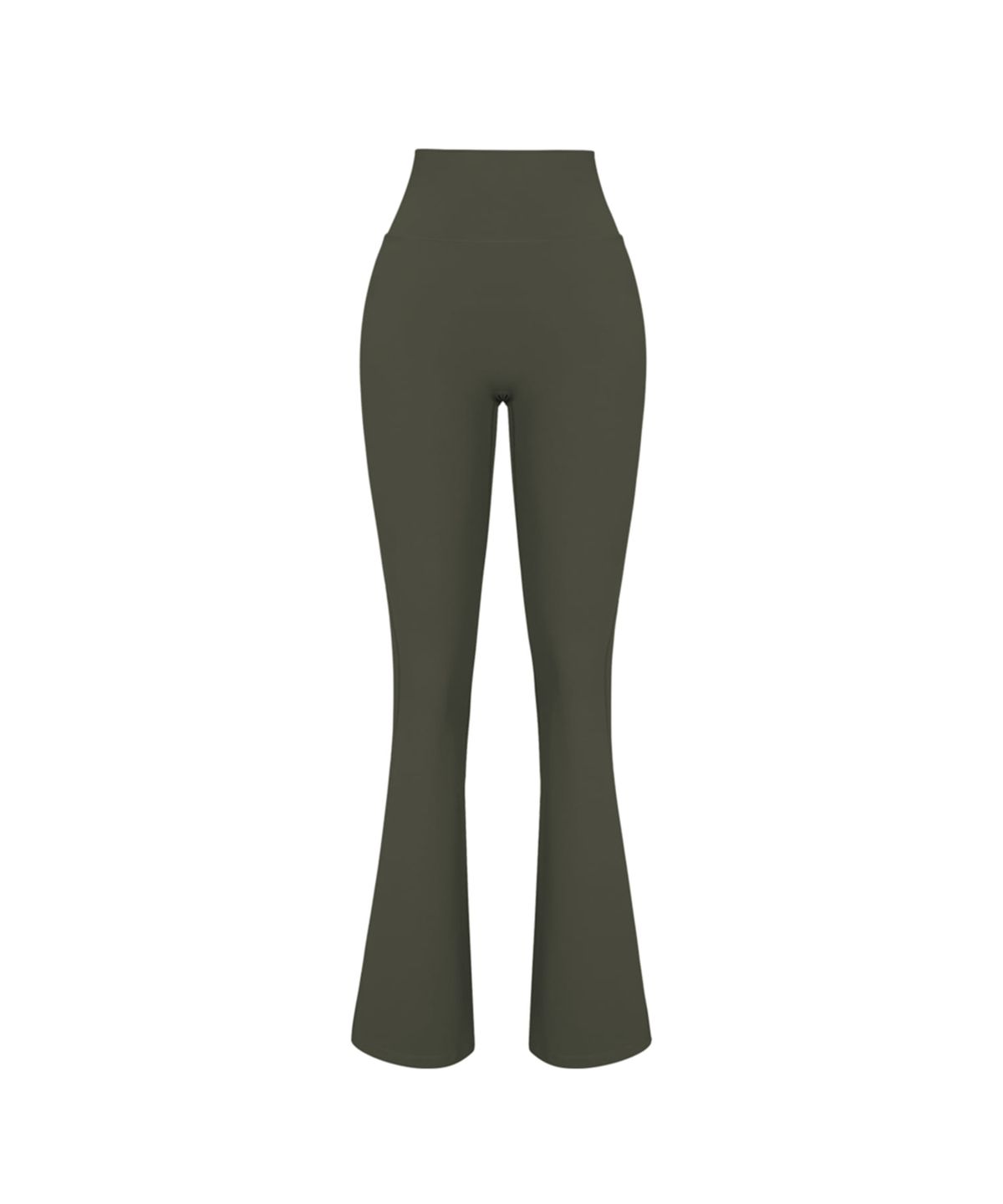 워너비즈핏(WANNABEZFIT) 보정핏 DEMI 부츠컷 기모 레깅스 롱기장 +4cm 러스틱카키