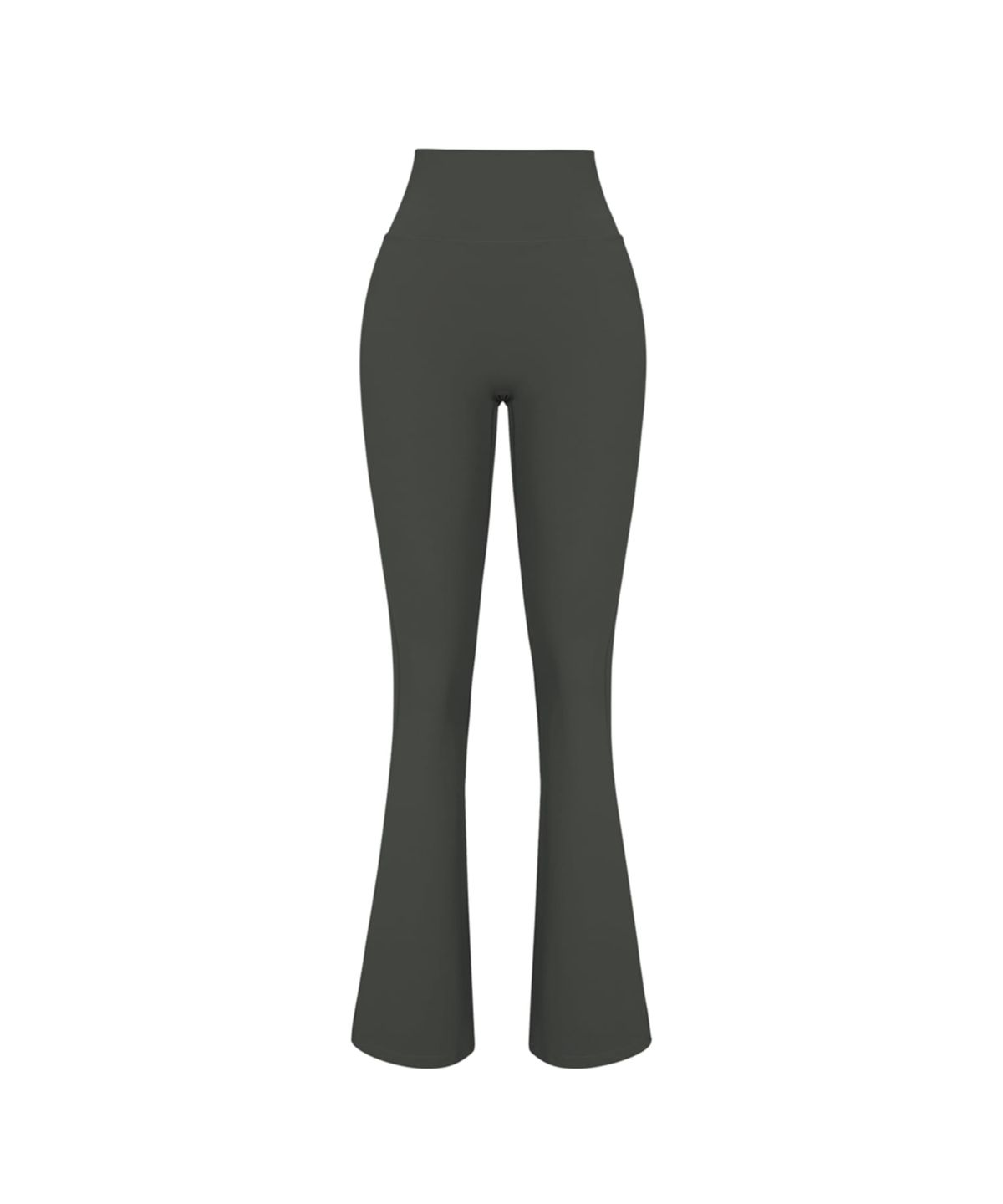 워너비즈핏(WANNABEZFIT) 보정핏 DEMI 부츠컷 기모 레깅스 롱기장 +4cm 스톤그레이