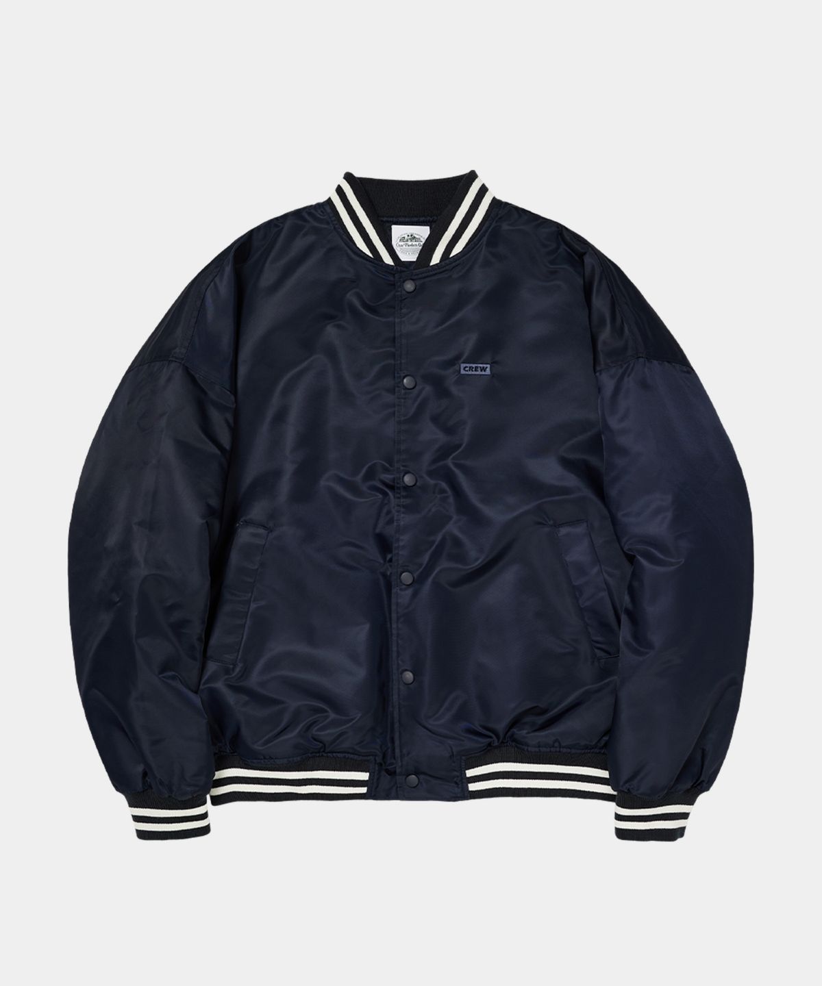 크루멤버스온리(CREW MEMBERS ONLY) BASIC STADIUM JACKET NAVY