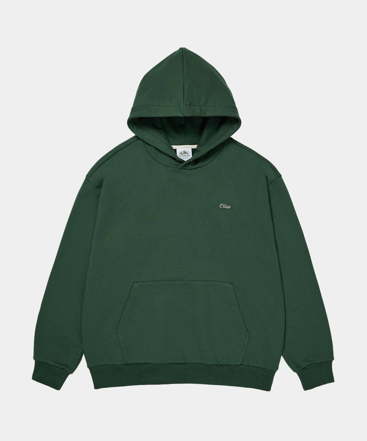 크루멤버스온리(CREW MEMBERS ONLY) BACK LOGO HOODIE GREEN