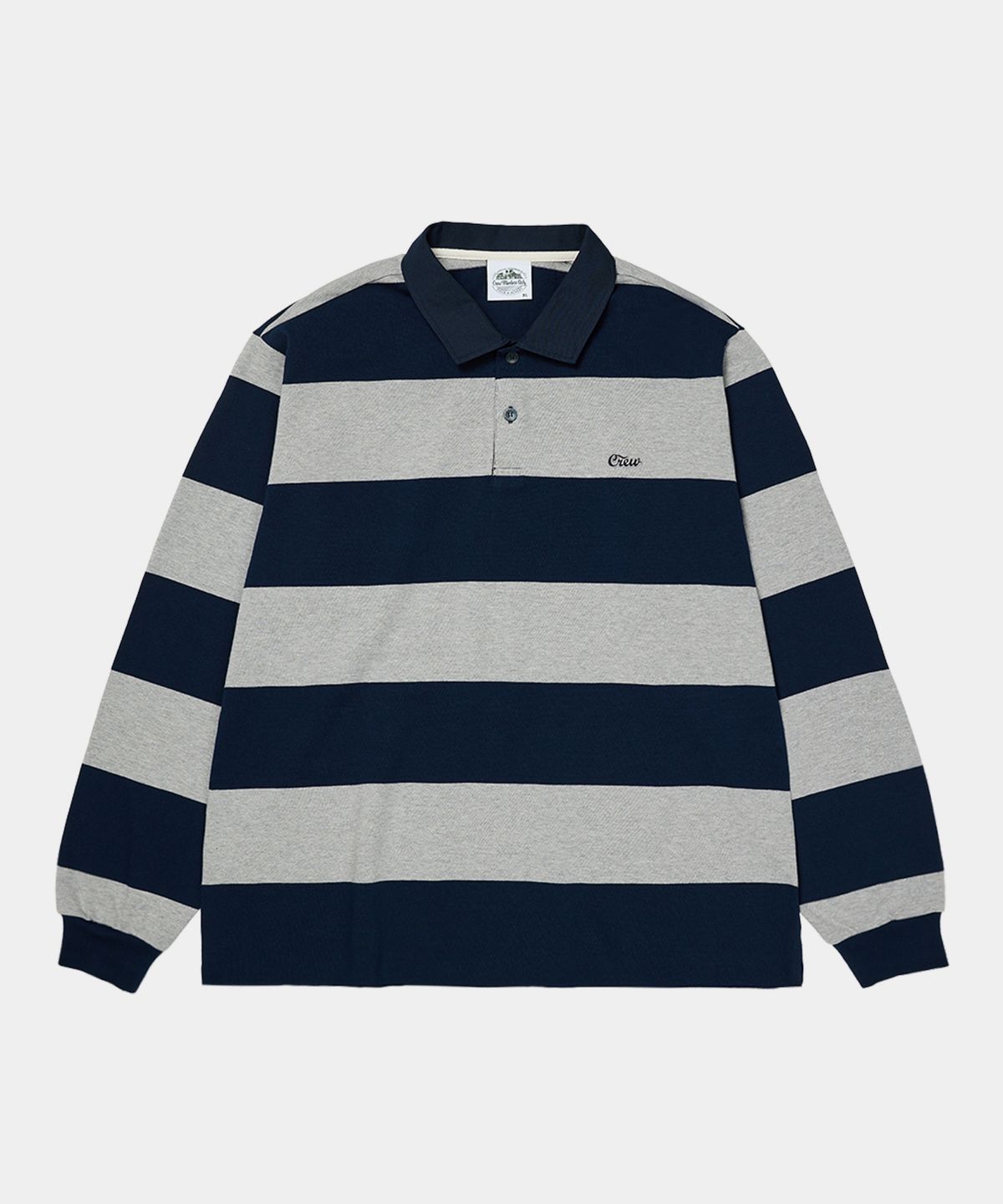 크루멤버스온리(CREW MEMBERS ONLY) HERITAGE STRIPE POLO NAVY