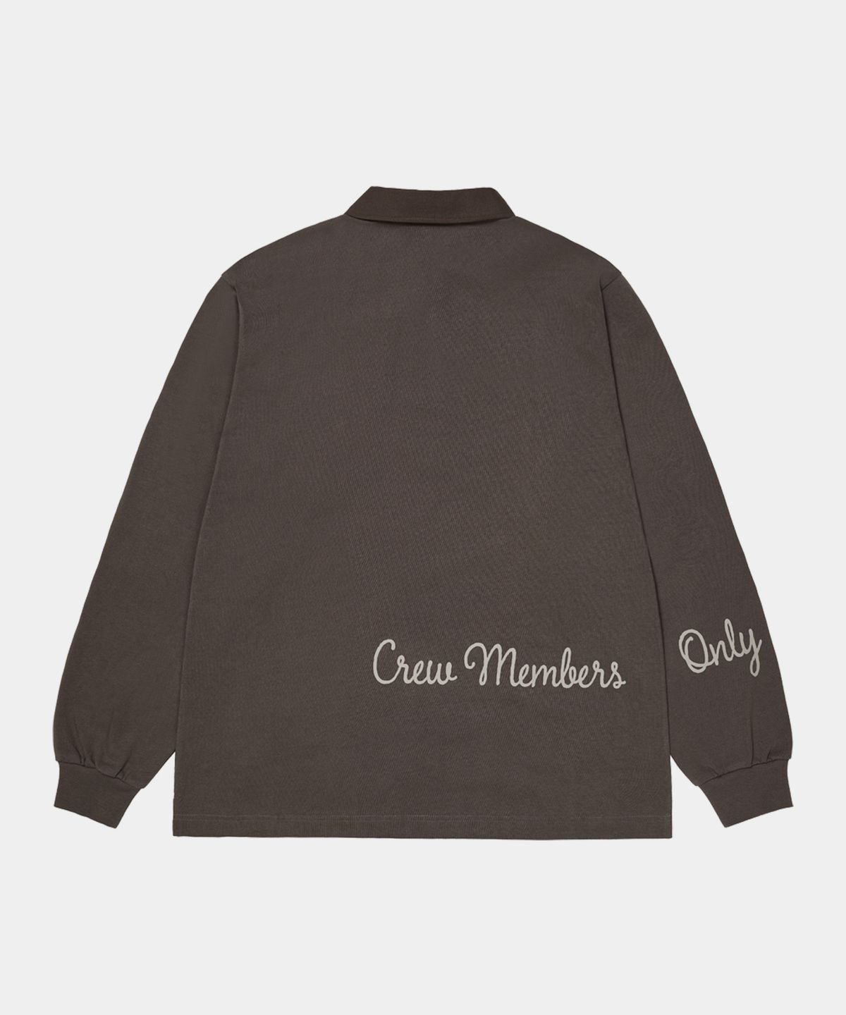 크루멤버스온리(CREW MEMBERS ONLY) HERITAGE SOLID POLO BROWN