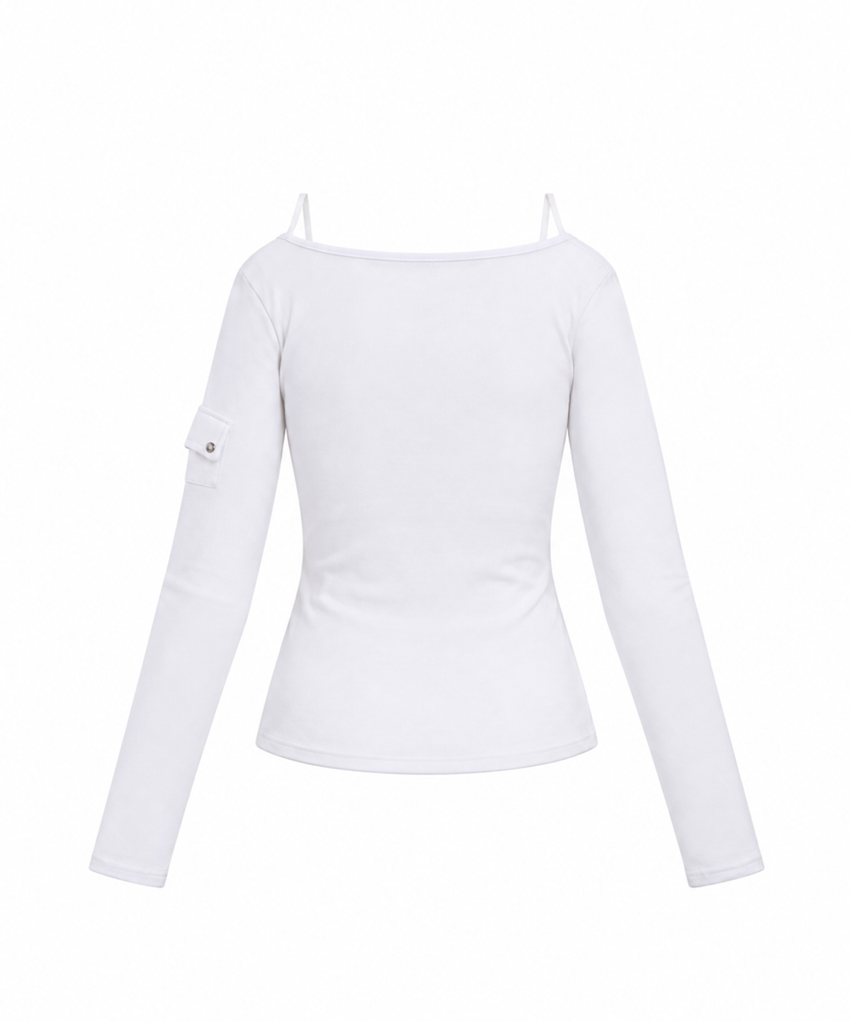 어니브(ANIV) PIERCING CORSET LONG SLEEVE WHITE