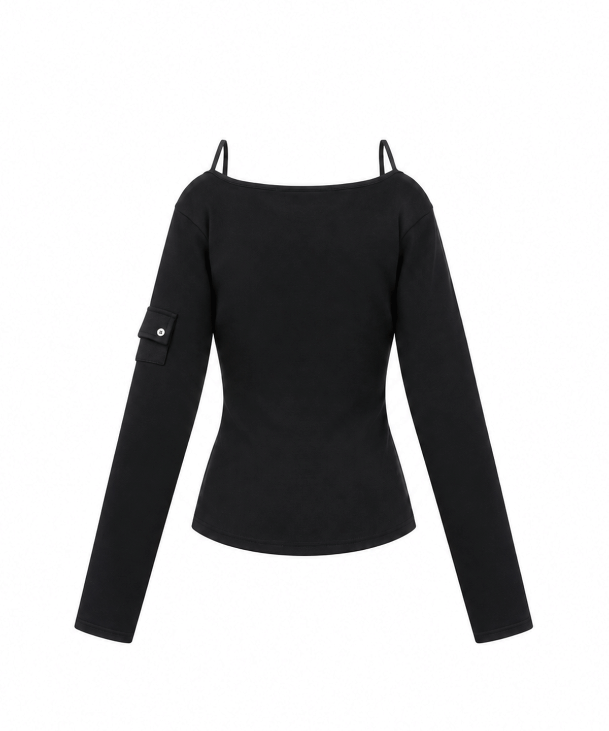 어니브(ANIV) PIERCING CORSET LONG SLEEVE BLACK