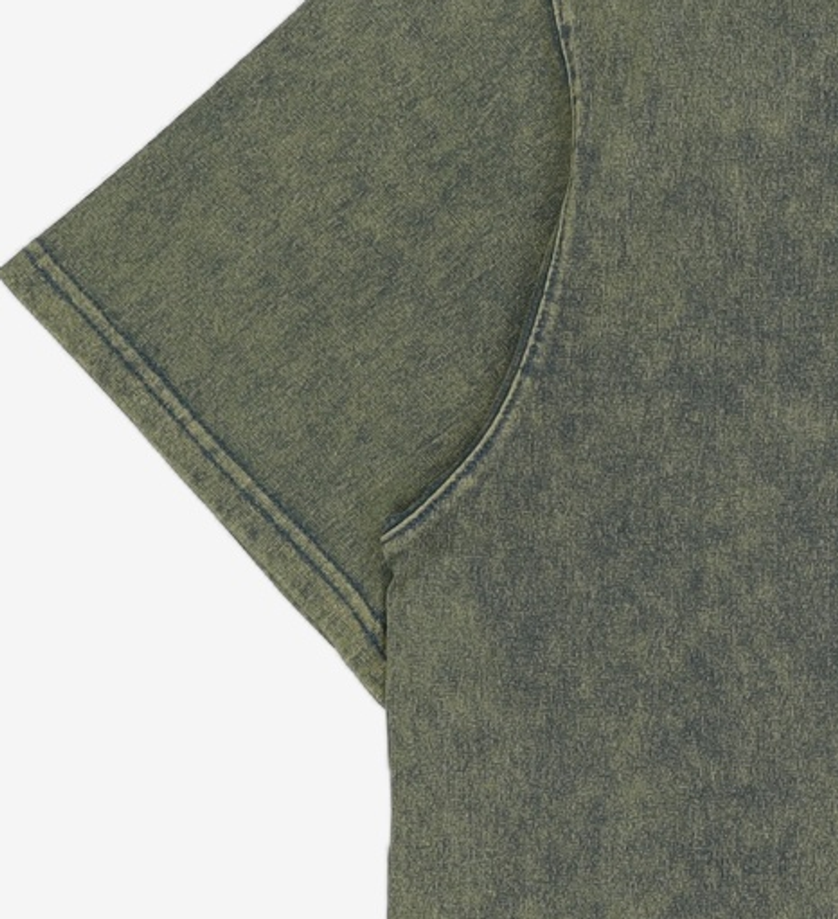 프리즘웍스(FRIZMWORKS) OG VINTAGE DYEING HALF TEE _ DARK GREEN XL