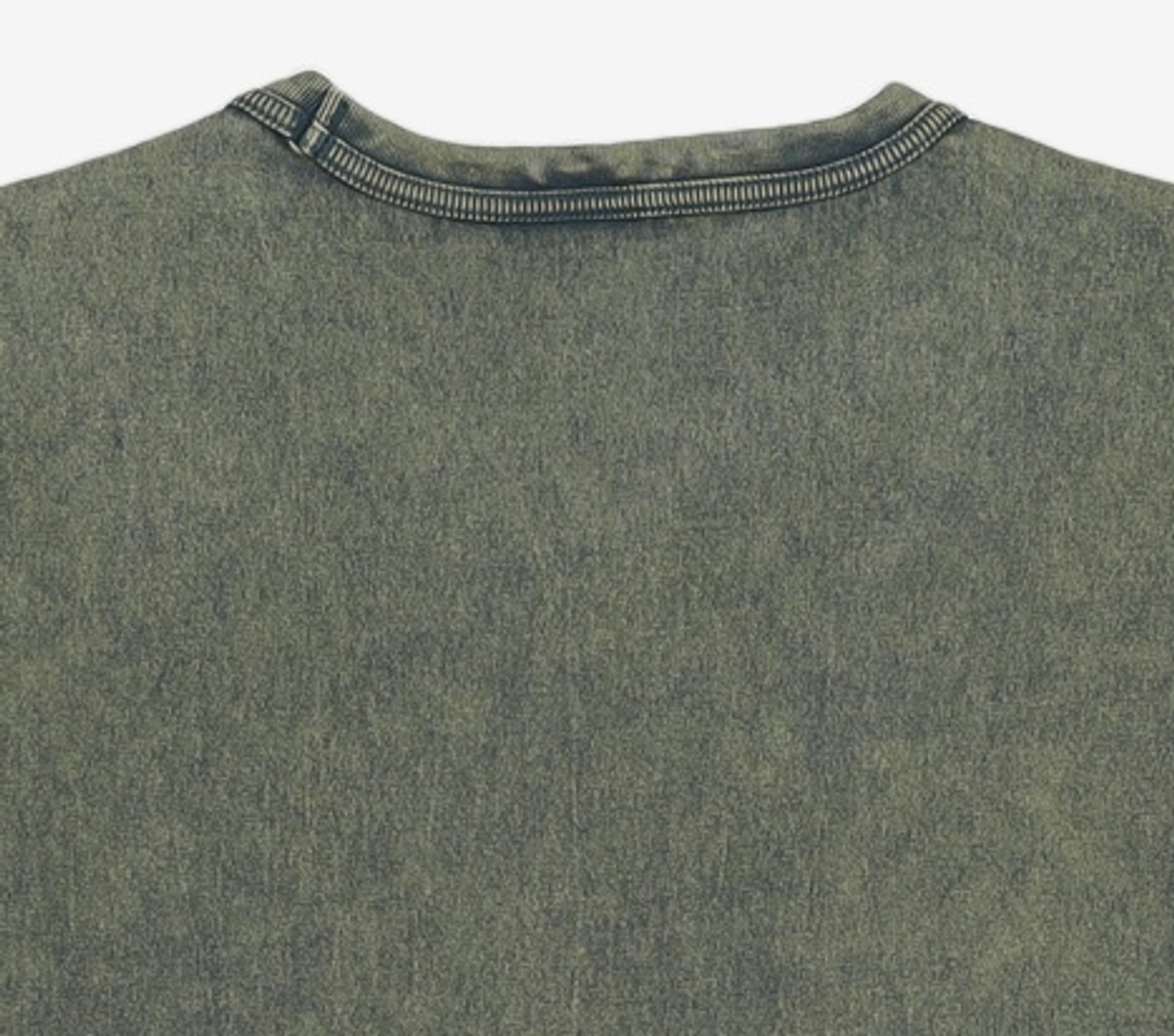 프리즘웍스(FRIZMWORKS) OG VINTAGE DYEING HALF TEE _ DARK GREEN XL