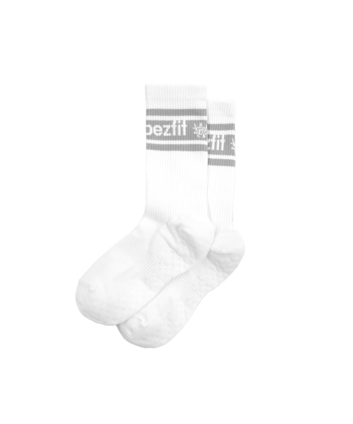 워너비즈핏(WANNABEZFIT) STRIPED 논슬립 양말 화이트