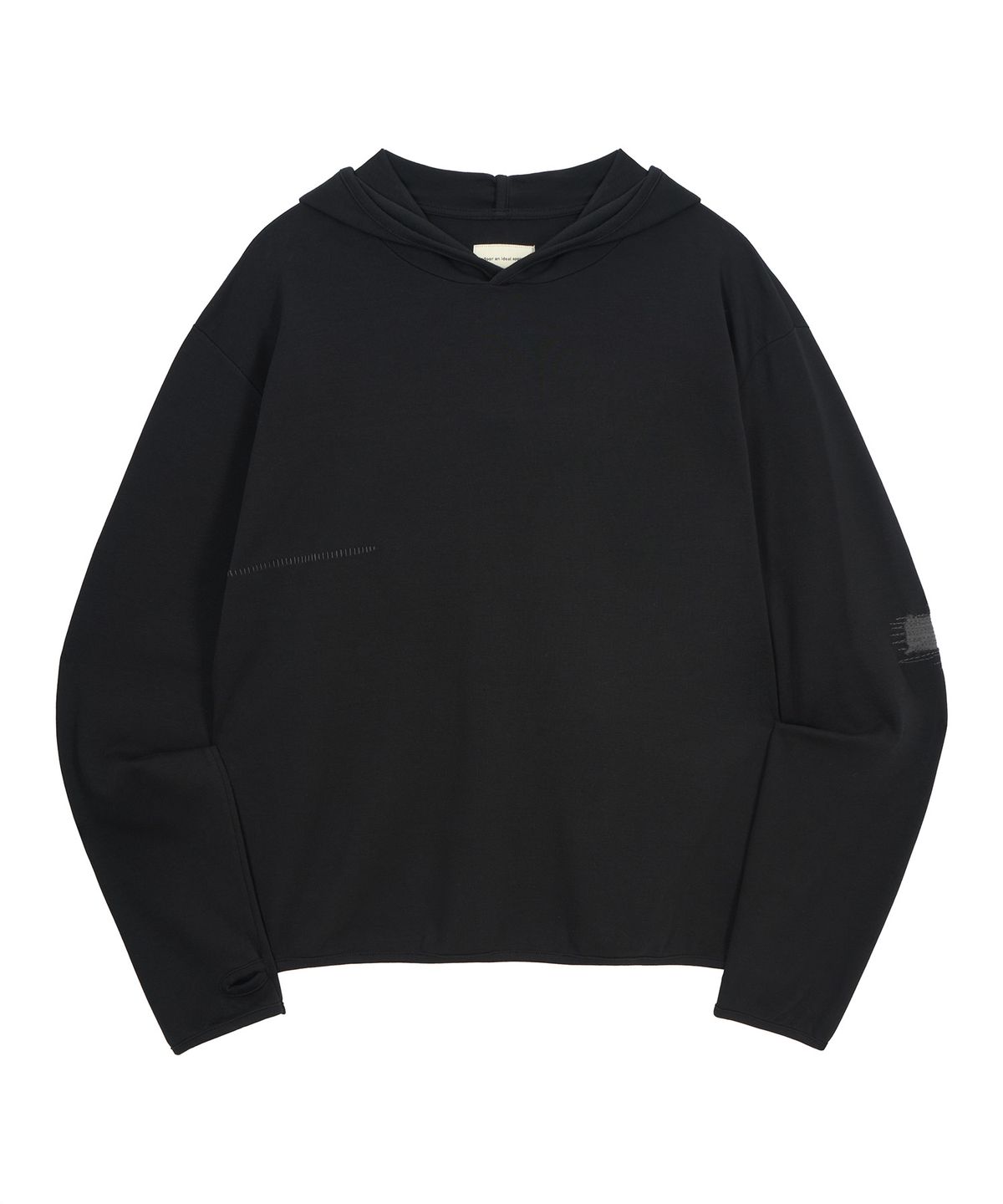 엔도어(ENDOOR) Scar Finger Hole Hoodie (Black)