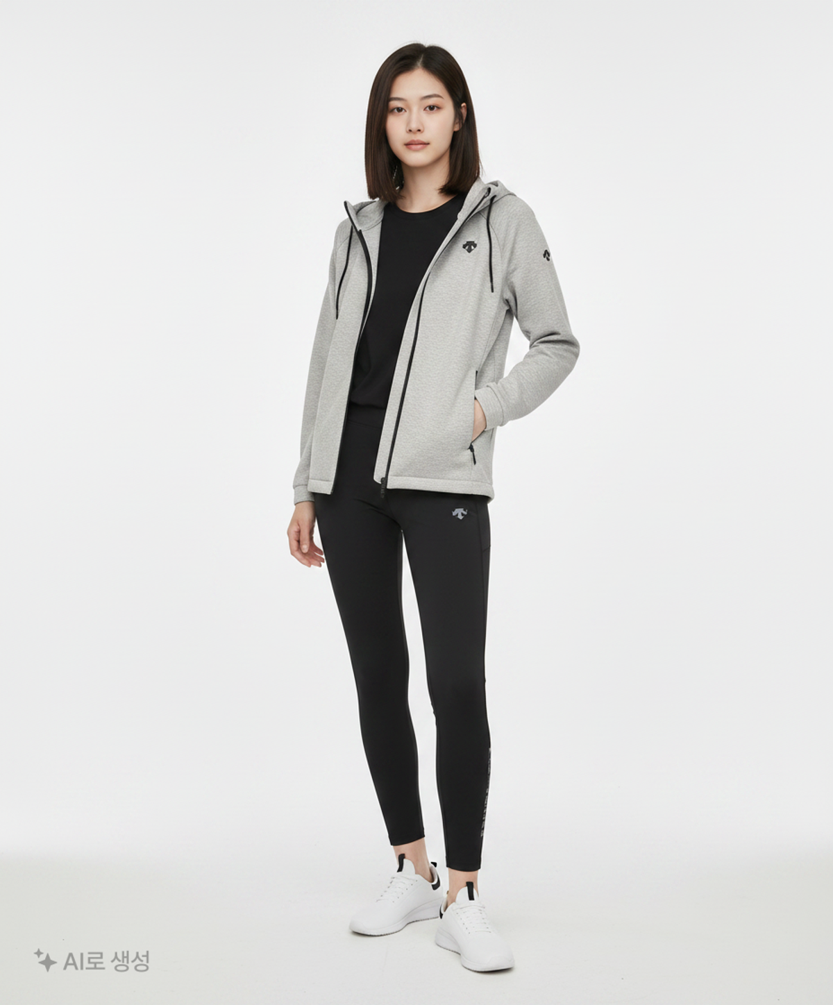 데상트(DESCENTE) 후드 집업 95