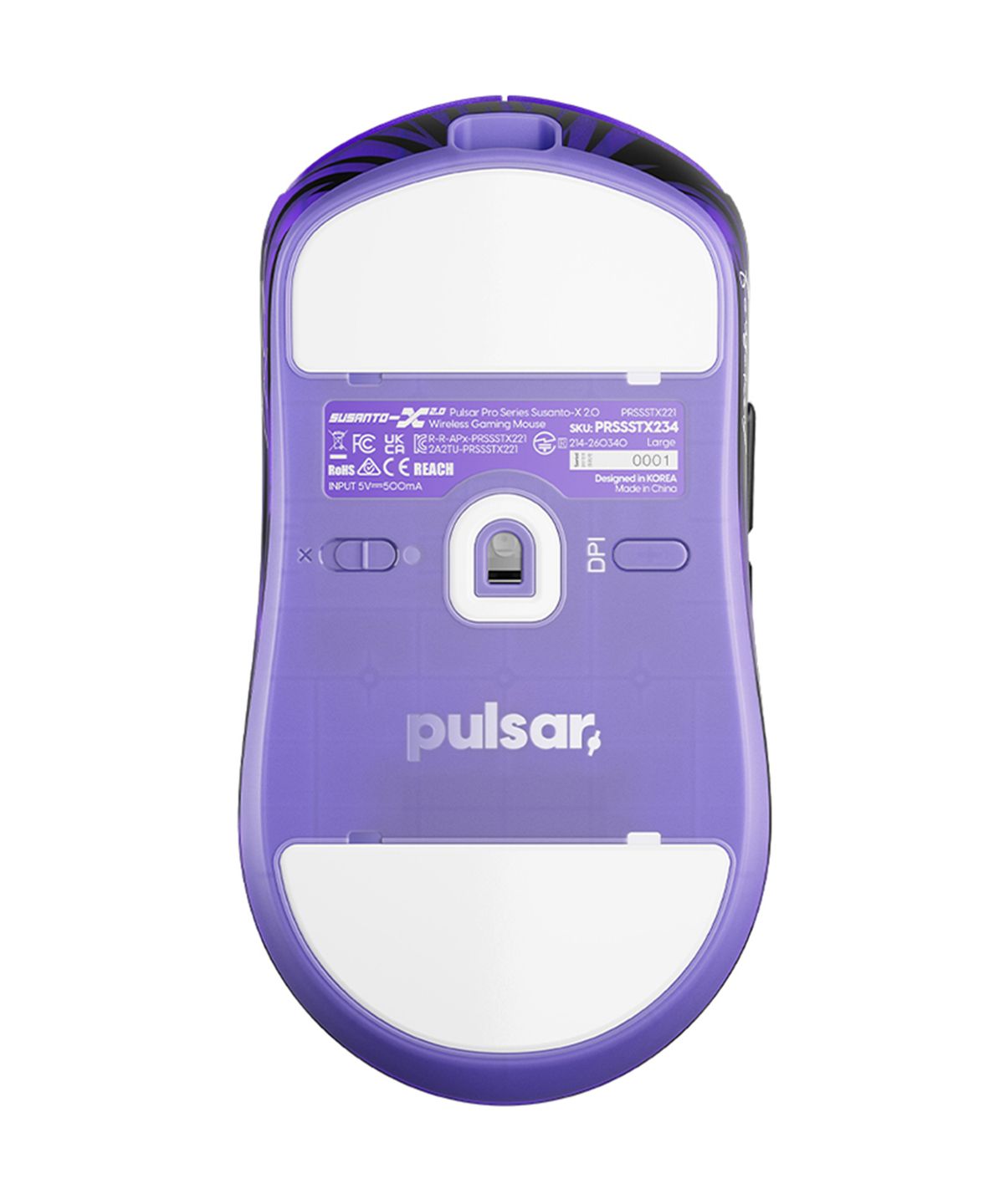 펄사(PULSAR) Susanto-X 2.0 수산토 프로시리즈 무선 게이밍 마우스 라지 (PRSSSTX234)