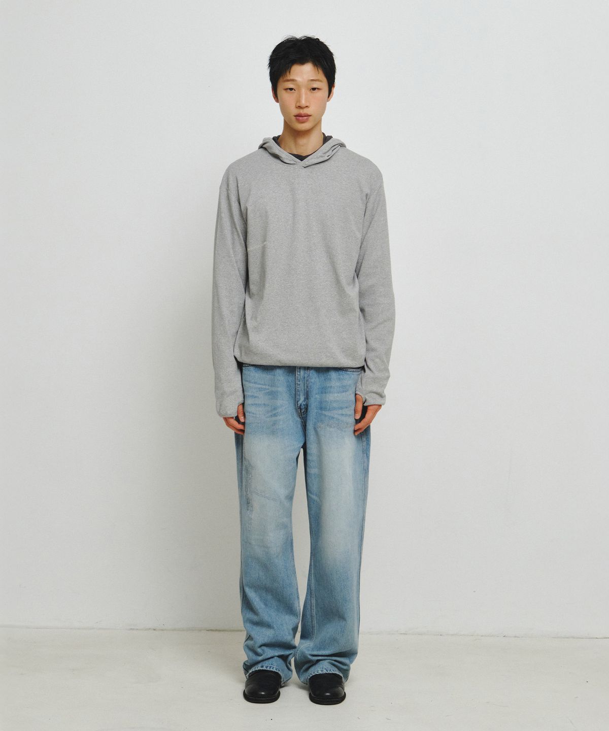 엔도어(ENDOOR) Scar Finger Hole Hoodie (Gray)