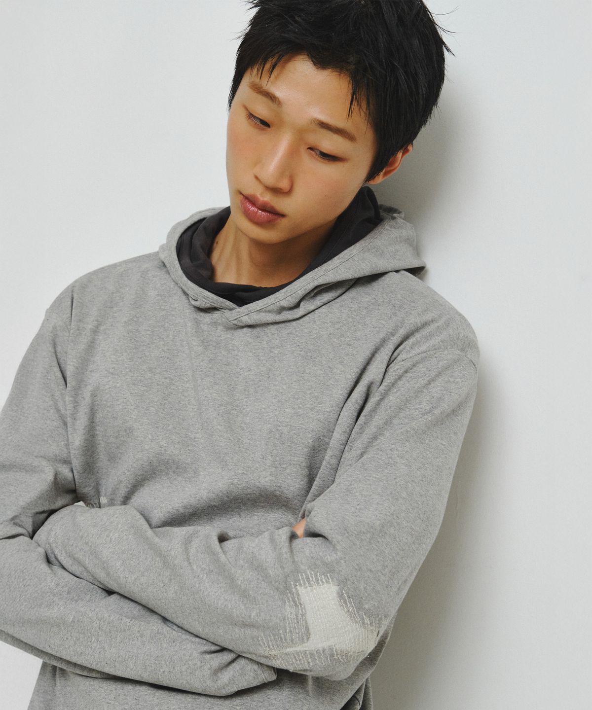 엔도어(ENDOOR) Scar Finger Hole Hoodie (Gray)