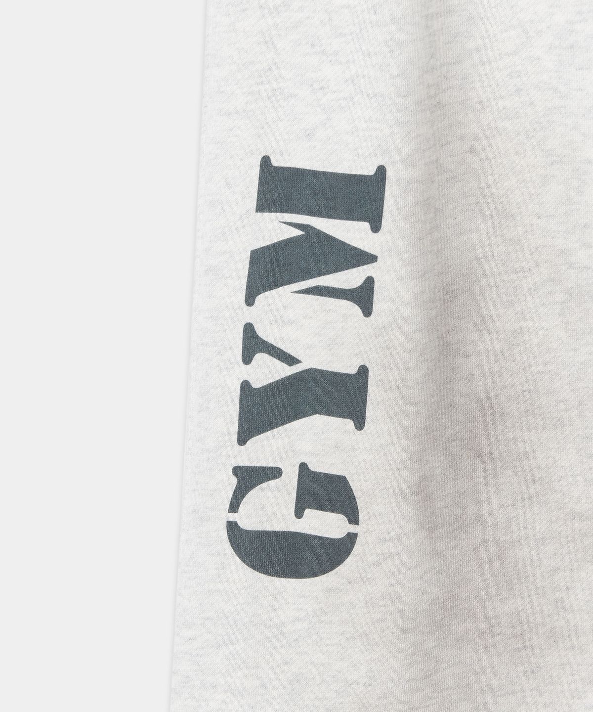 메종미네드(MAISON MINED) VINTAGE GYM SWEATPANTS MELANGE WHITE