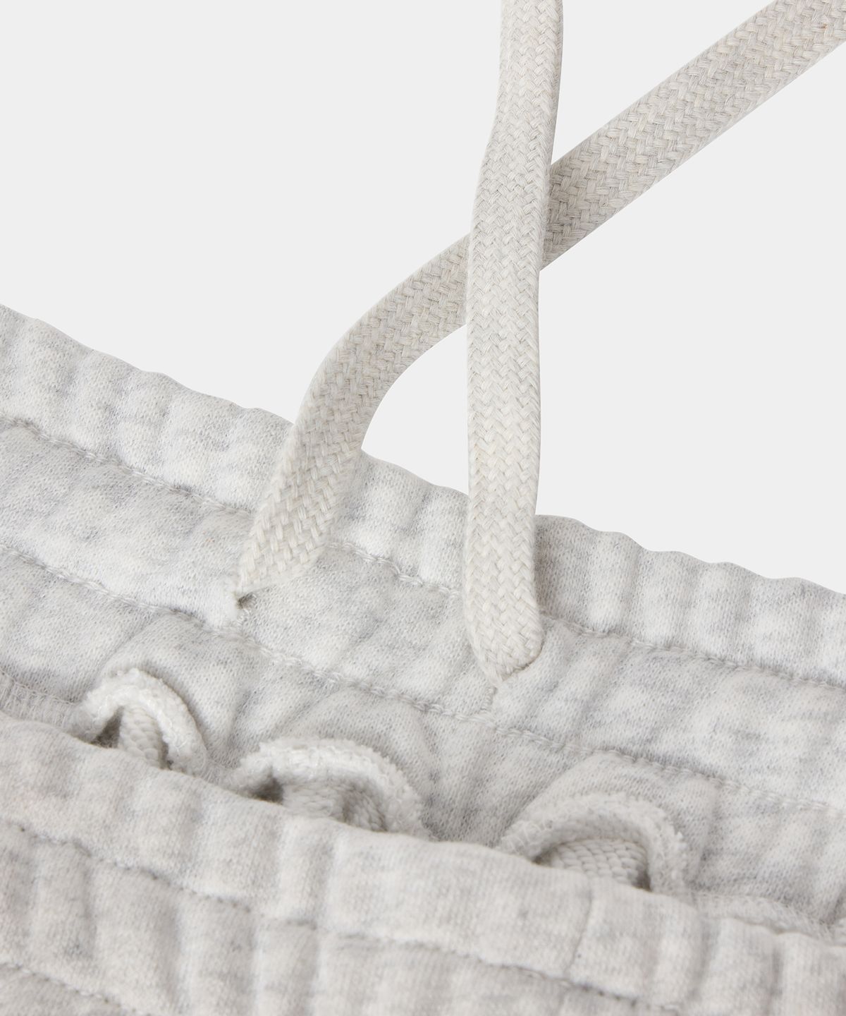 메종미네드(MAISON MINED) VINTAGE GYM SWEATPANTS MELANGE WHITE