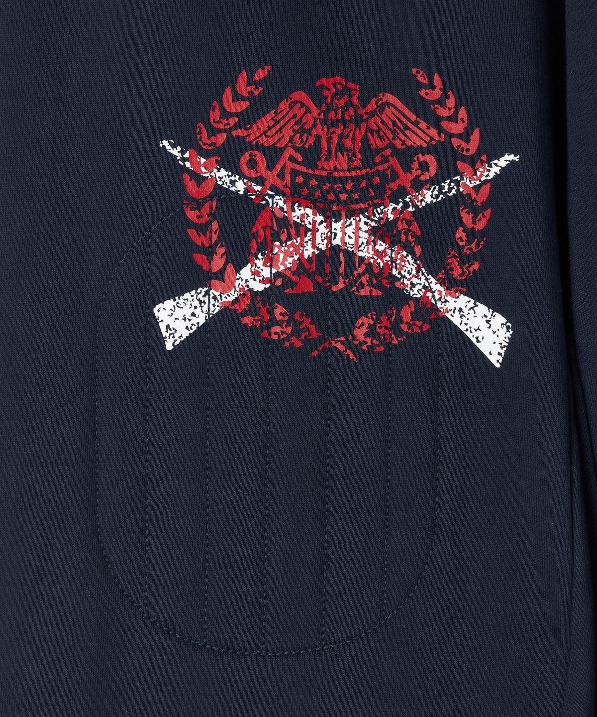 메종미네드(MAISON MINED) AGENT KNEE PATCH SWEATPANTS NAVY