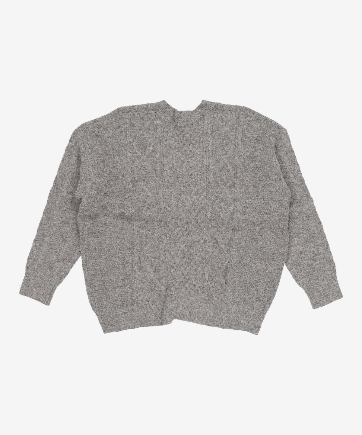룩캐스트(LOOKAST) 차콜 틸다 브이넥 니트 / CHARCOAL TILDA VNECK KNIT FREE