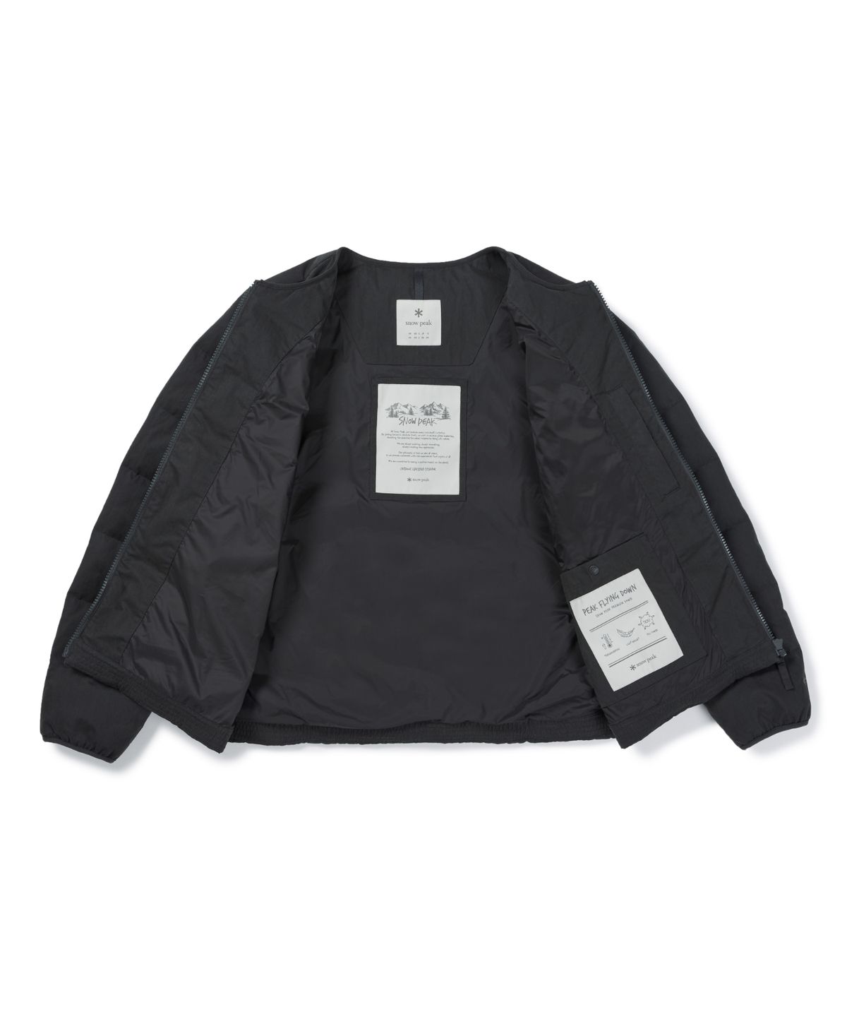 스노우피크 어패럴(SNOWPEAK APPAREL) 클랜드 여성 라운드넥 경량 다운 자켓 (S26WWDDJ97) Charcoal