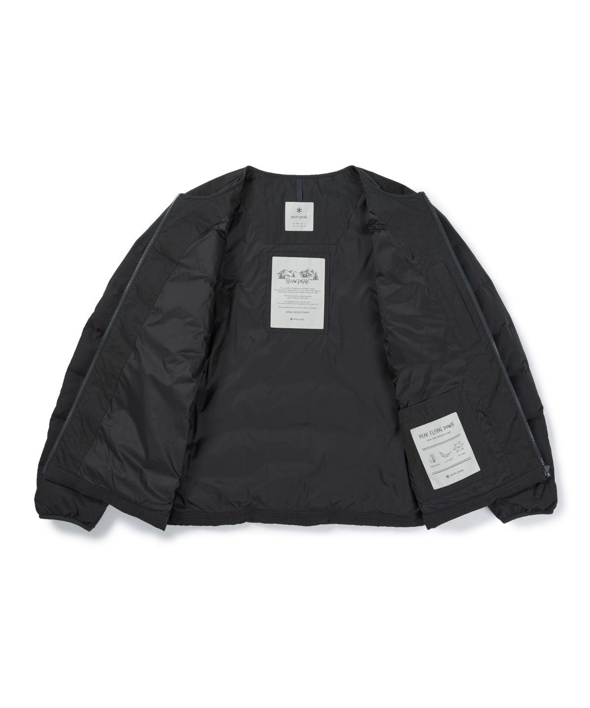 스노우피크 어패럴(SNOWPEAK APPAREL) 클랜드 라운드넥 경량 다운 자켓 (S26WMDDJ96) Charcoal